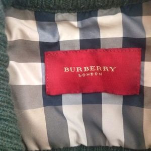 Burberry Quilted Sweater Sleeve Jacket size m/l